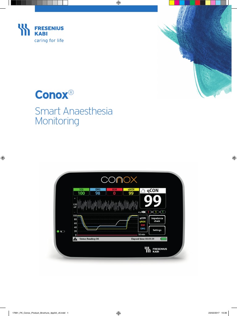 FK Conox Product Brochure 4ppa4 v6 | PDF | Anesthesia ...