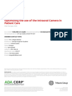 Ce Certificate - Optimizing-The-Use-Of-The-Intraoral-Camera-In-Patient-Care - Adacerp