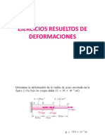 Ejercicios Resueltos de Deformaciones. Capitulo 2