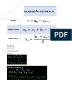 Progressão Aritmética