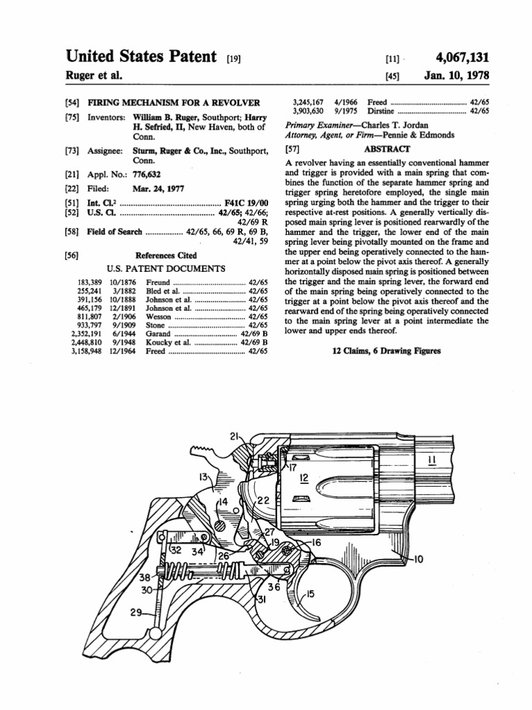 Firing Mechanism For A Revolver