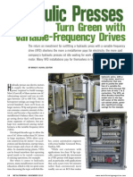 Turn Green With Variable-Frequency Drives: Hydraulic Presses