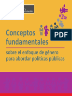 Conceptos Fundamentales Sobre El Enfoque de Género para Abordar Políticas Públicas