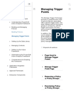 Managing Trigger Points