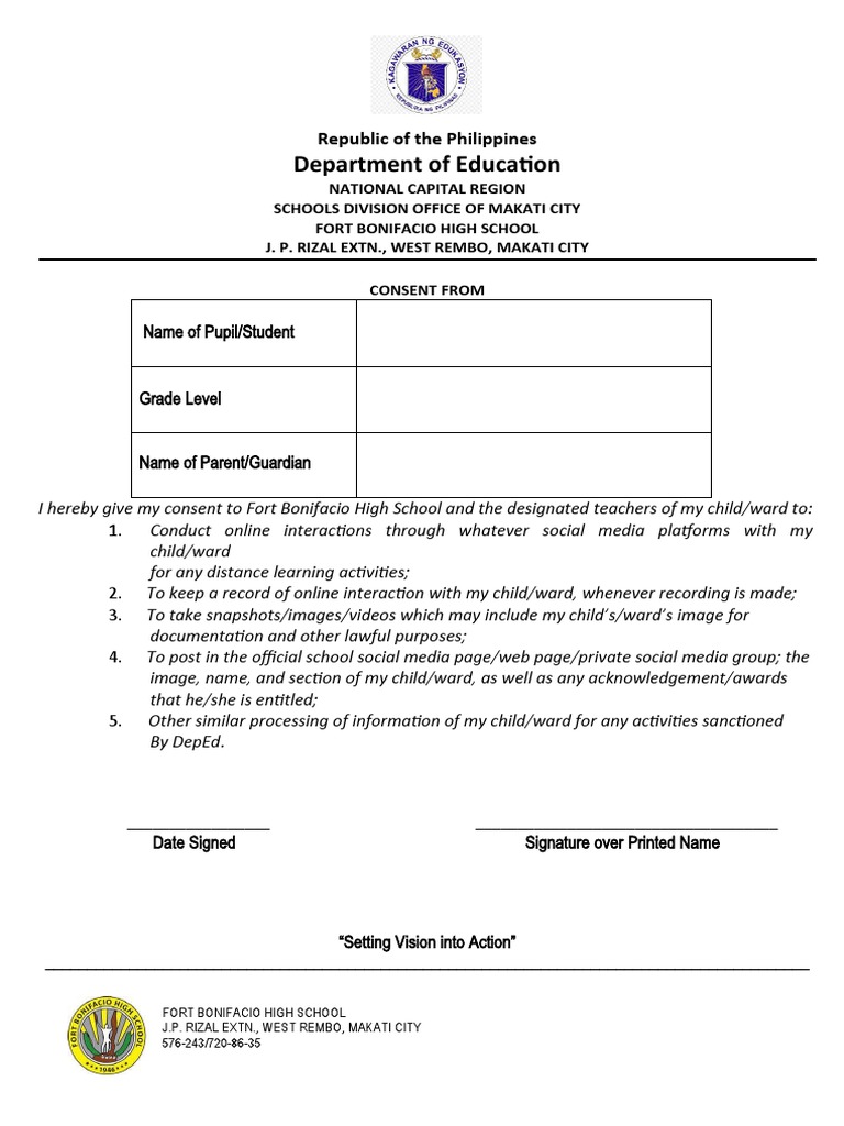 Department of Education: Republic of The Philippines | PDF