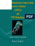 Automotive Manufacturers Improvement Network of Alabama (Amina) and TPM Methodology