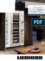 Built-in refrigeration appliances quality, design and innovation