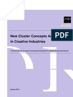 New Cluster Concepts Activities in Creative Industries