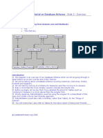 A Tutorial On Database Schema