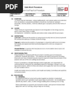 Safe Work Procedure - LOTO (Sample)