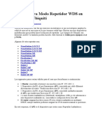 Manual para Modo Repetidor WDS en AirOS de Ubiquiti