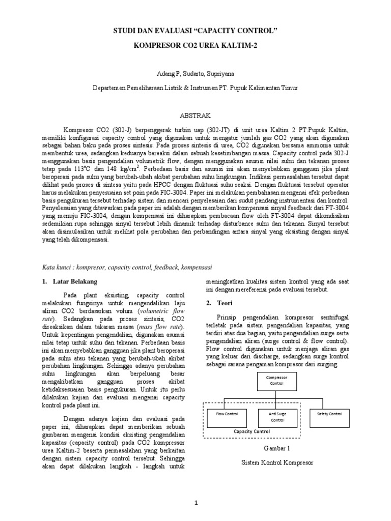 Capacity Control Compressor | PDF