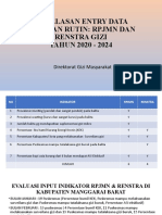 Penjelasan Entry Laporan Rutin RPJMN Dan Renstra Gizi