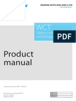 Product Manual: Water Cooled Centrifugal Chiller