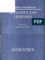BU 3 Acoustics and Ligthings PDF