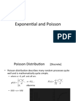 Exponential and Poisson