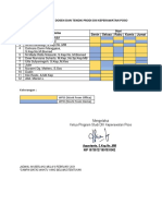 Jadwal Piket Dosen Dan Tendik Prodi Diii Keperawatan Poso