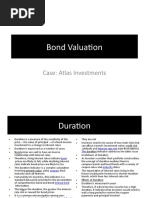 Bond Valuation: Case: Atlas Investments