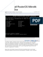 Cara Install RouterOS Mikrotik Di VirtualBox