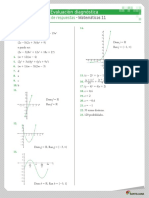 Matemáticas 11 Respuestas Evaluación Diagnósticas