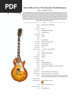 Slash 1958 Les Paul "First Standard" #8 3096 Replica: Aged and Signed by Slash