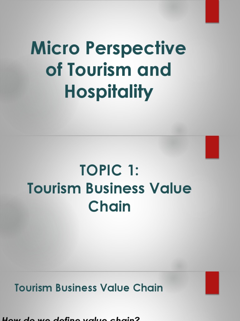 Micro Perspective of Tourism and Hospitality | PDF | Airlines | Aeronautics