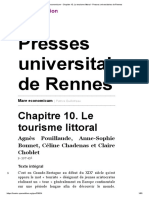 Mare economicum - Chapitre 10. Le tourisme littoral - Presses universitaires de Rennes