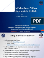 Tutorial Membuat Video Presentasi