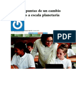 Algunas puntas de un cambio educativo a escala planetaria