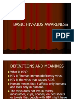 Basic Hiv Basic Hiv - Aids Awareness Aids Awareness