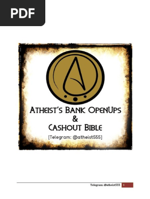 Atheist Bank Openups Bible (1)