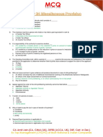 MCQ Miscellaneous Provisions by Amit Jain Sir