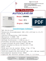 Autoclave E8 24L.