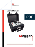 User's Manual: Transformer Ohmmeter