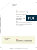 Entrepreneurship and Financial Frictions: A Macrodevelopment Perspective