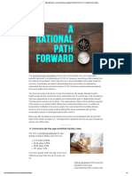 Rational Ground - Clear Reasoning On National Policy For COVID-19 A Rational Path Forward