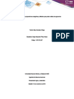 Clasificación de proposiciones y métodos para probar validez