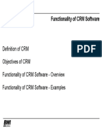 (Ebook) Functionality of CRM Software