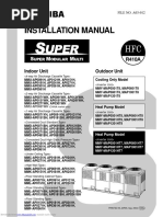 Installation Manual: Indoor Unit Outdoor Unit