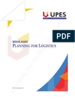 Planning For Logistics - Sem 3 - MBA LSCM