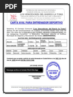 FORMATO MODELO EJEMPLO Carta de Buena Conducta