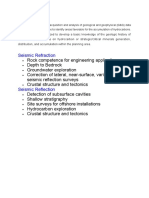 Seismic Refraction: Data Acquisition