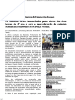 Alunos Criam Miniestações de Tratamento de Água - Ifal Instituto Federal de Alagoas