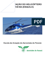 Familiarização com o helicóptero EC 130 B4 (Esquilo