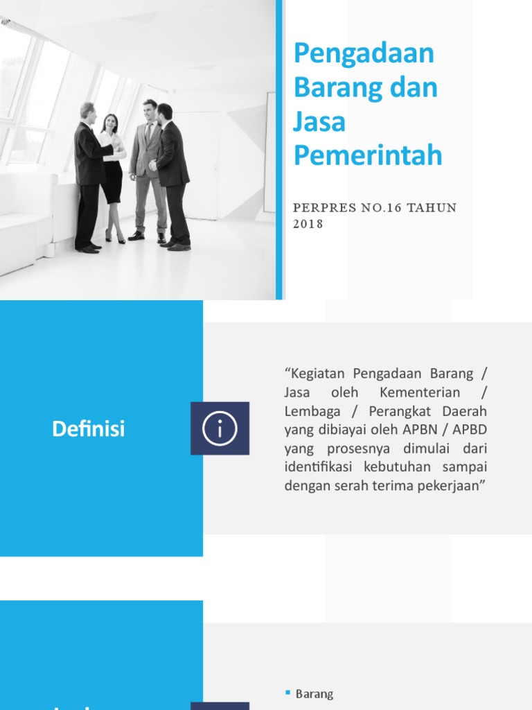 Panduan Pengadaan Barang dan Jasa | PDF