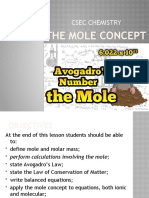 Chemistry - Mole Concept