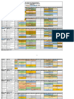 2013 First semester class schedule Covid