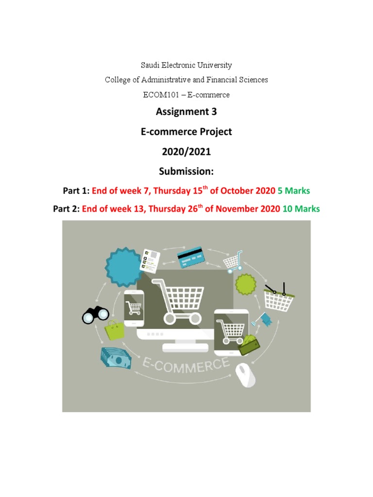 E-commerce Project Evaluation Guide | PDF | E Commerce | Online Shopping