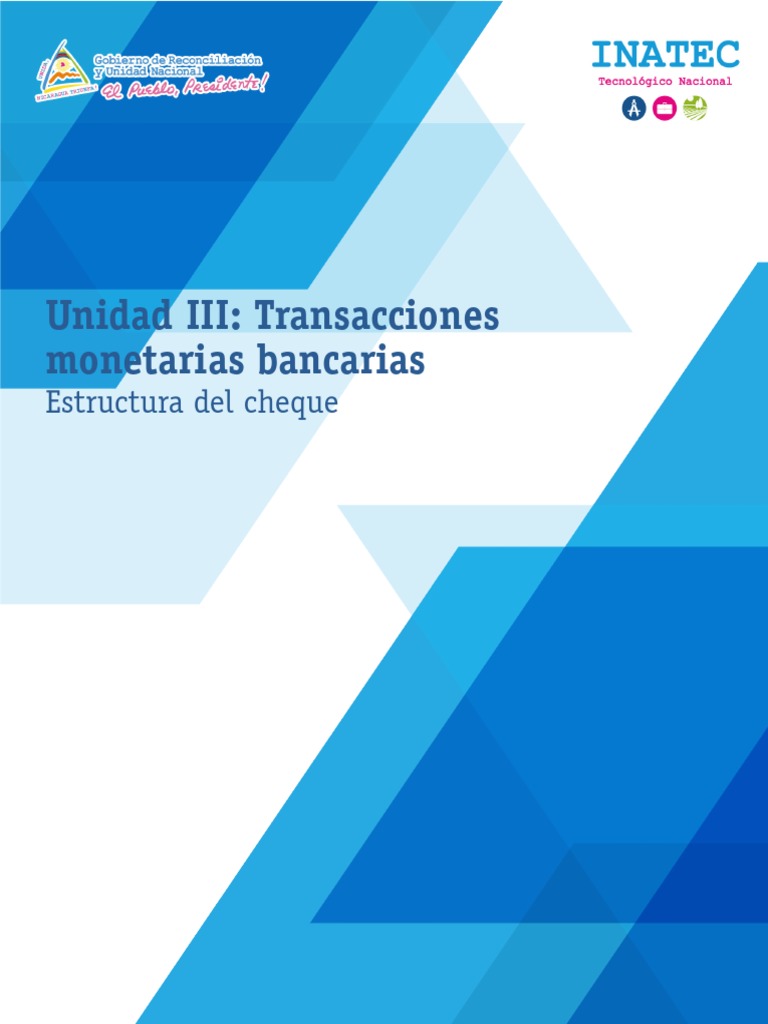 Estructura y Tipos de Cheques | PDF | Cheque | Bancos