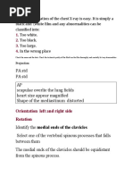 Chest X-Ray Interpretation Guide | PDF | X Ray | Thorax